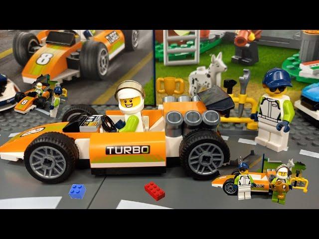 Лего 60322 (Гоночный автомобиль) / Lego 60322 (Race Car) review