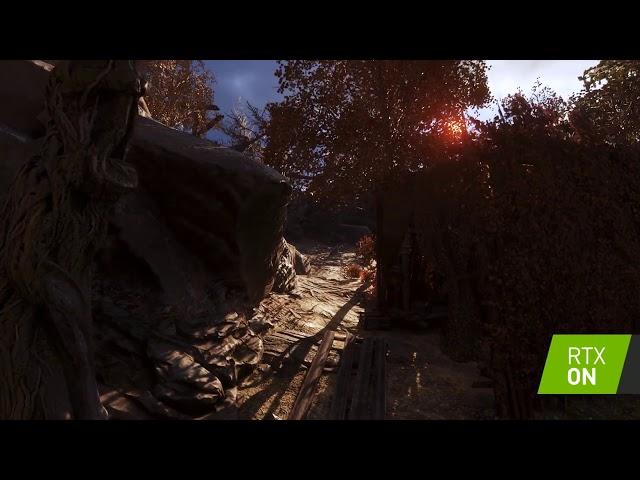 GeForce RTX Real-Time Ray Traced Global Illumination Demo in Metro Exodus