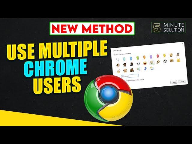 How to use multiple chrome users 2024 | create multiple chrome browsers