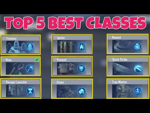 Top 5 Best Classes in Cod Mobile Season 10 | best class in codm | codm br tips | codm br