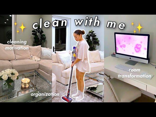 CLEAN WITH ME! *deep house cleaning + organization*