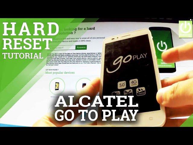 How to Hard Reset ALCATEL One Touch goPlay 7048X - Restore Factory Settings