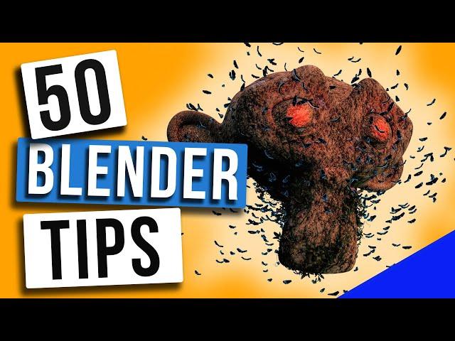 I packed 50 BLENDER TIPS into one video!