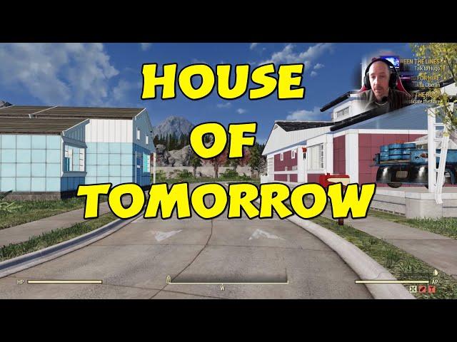 Fallout 76 House Of Tomorrow Atom Store bundle showcase review in game build.