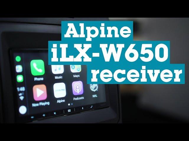 Alpine iLX-W650 receiver with Android Auto and CarPlay | Crutchfield