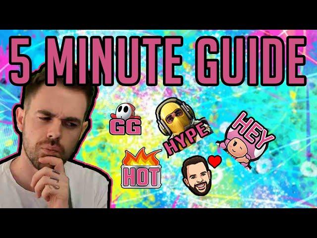 How To Make Basic Twitch Emotes For FREE In Photoshop 2021 - Quick Twitch Affiliate Guide!