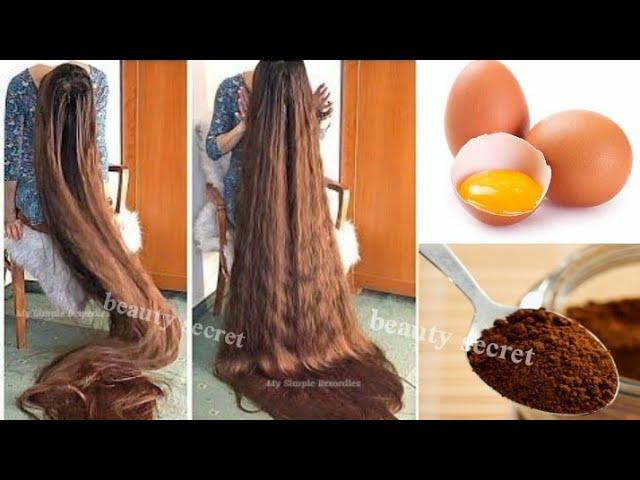 How to grow thick and long Hair with just 1 egg | Hair loss treatment.