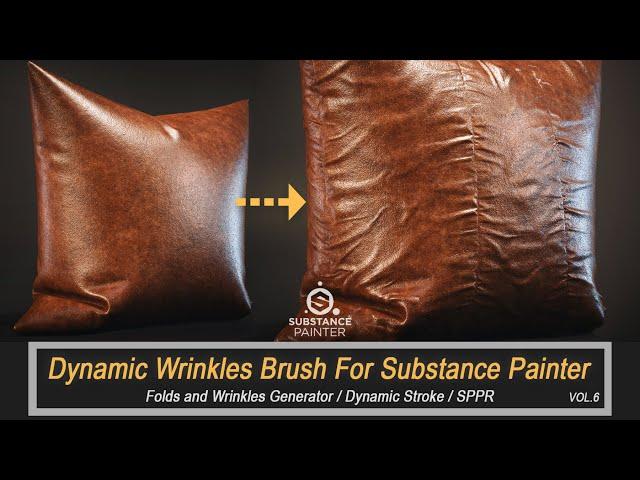 How to Create Wrinkles and Folds Brush In Substance Painter