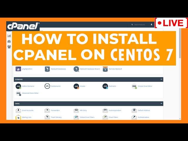 [LIVE] How to install cPanel in a CentOS 7 server easily without any error|?