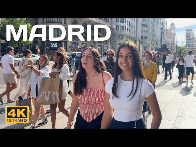 Madrid, Spain  | Walking Tour 4K 60FPS HDR | Summer 2024 (▶140min) | Full Walk Compilation