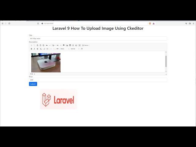 Laravel 9 How To Upload Image Using Ckeditor