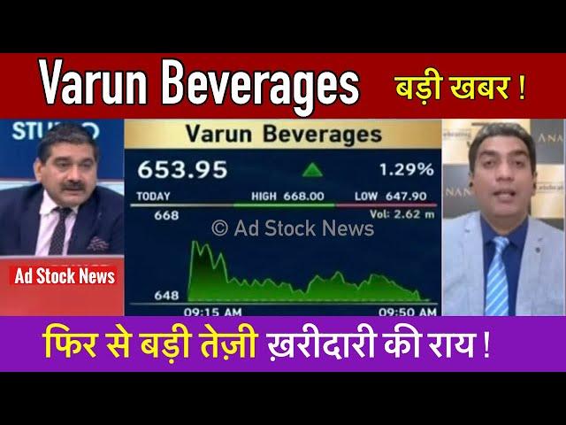 VARUN Beverages share latest news,Buy or not | Vbl share news today