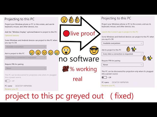 (Fixed) project to this pc greyed out in computer 100%working |Be Happy Ever Happy|