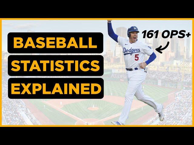 Baseball Statistics Explained (OPS, WAR, FIP, etc.)