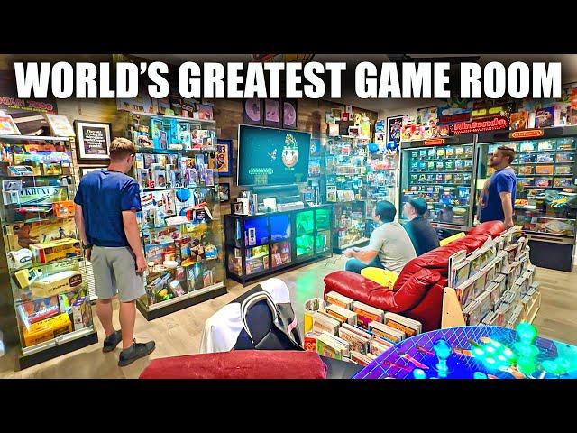 Exploring the WORLDS GREATEST VIDEO GAME ROOM!