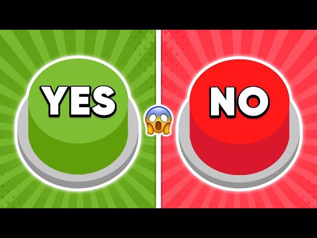 Choose ONE Button...!  YES or NO Challenge 🟢 Quiz Dino