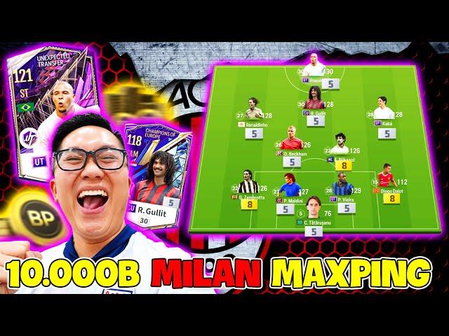 I Love Cầm 10.000 Tỷ Xây Dựng Siêu Đội Hình AC Milan KHỦNG NHẤT FCO Với: Gullit CU +5 & Rô Béo UT +5