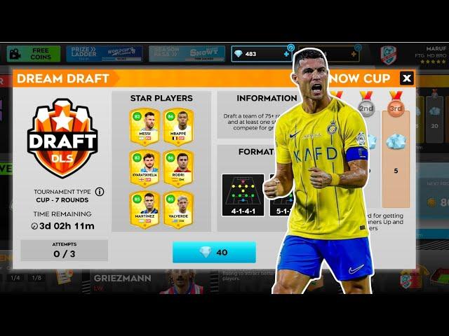 THE GREAT DREAM DRAFT WIN WITH RONALDO . F T G HD BRO .