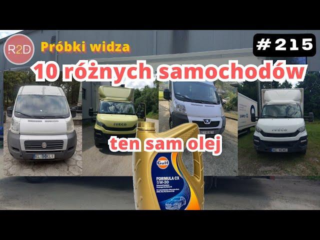 Ten sam olej w 10 różnych samochodach. Różnice, podobieństwa, Iveco, Fiat Ducato, Boxer, Golf #215