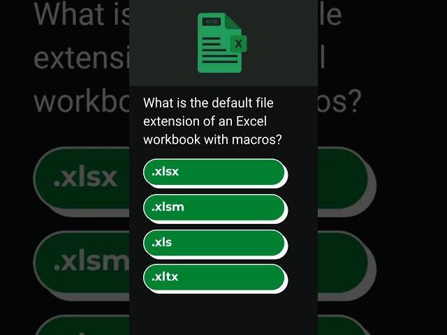 Kutools | What is the default file extension of an Excel workbook with macros?