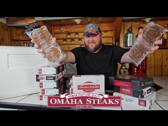 OMAHA STEAKS BURGERS REVIEW | We bought them all! #omahasteaks #burgers #review