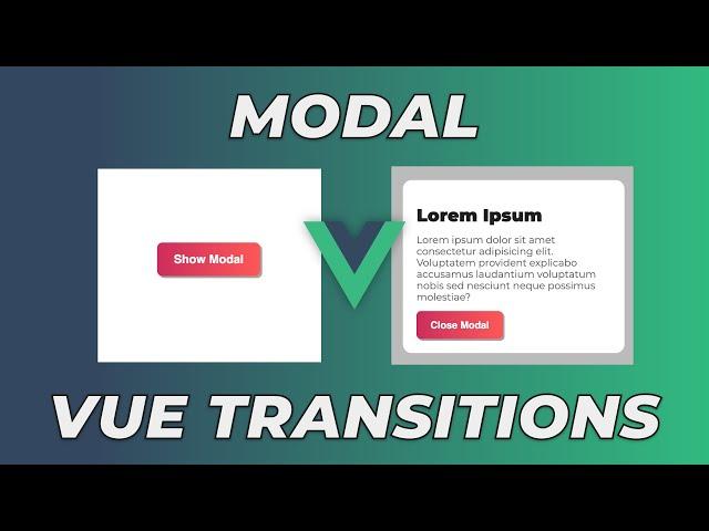 How to Make a Popup Modal with Vue Transitions | A VueJS Basics Tutorial