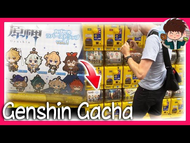 Genshin Gachapon In Japan!(Official Goods!) [Kiwi In Japan 118]