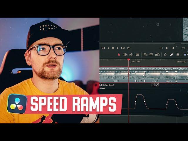 Как ПРАВИЛЬНО ускорить видео в DAVINCI RESOLVE 17? Speed Ramps!