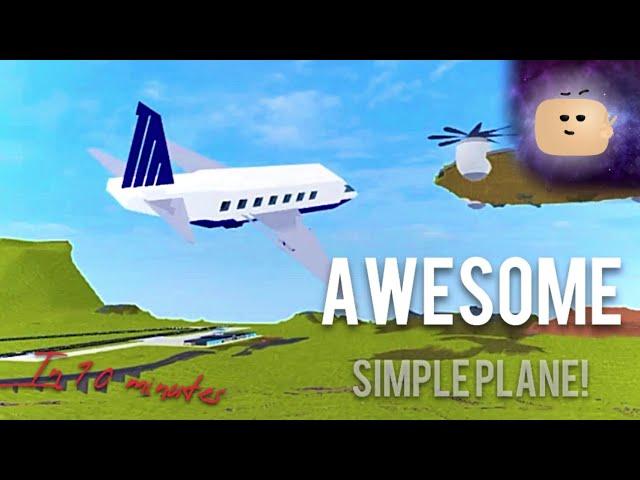 HOW TO MAKE A SIMPLE PASSENGER PLANE! (Plane Crazy)