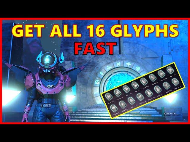 UPDATED FOR 2024 | How To Get All 16 GLYPHS Super-Fast & Easy | No Man's Sky Worlds Update #nms