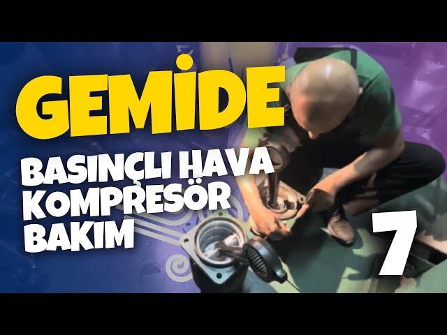 Hope Man 135m3 Basınçlı Hava Kompresör Bakım | Part 7