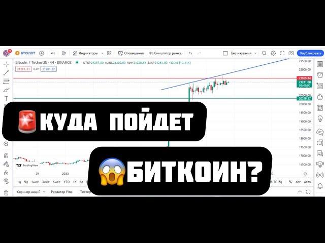 КУДА ПОЙДЕТ ЦЕНА НА БИТКОИН? Мой прогноз BTC ETH!!