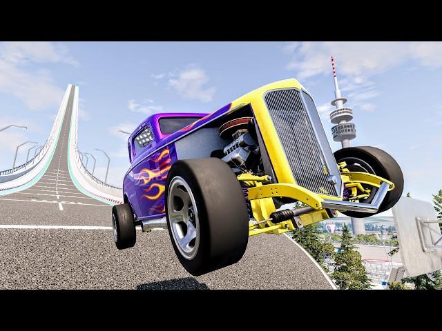 Epic High Speed Car Jumps #308 – BeamNG Drive | CrashBoomPunk