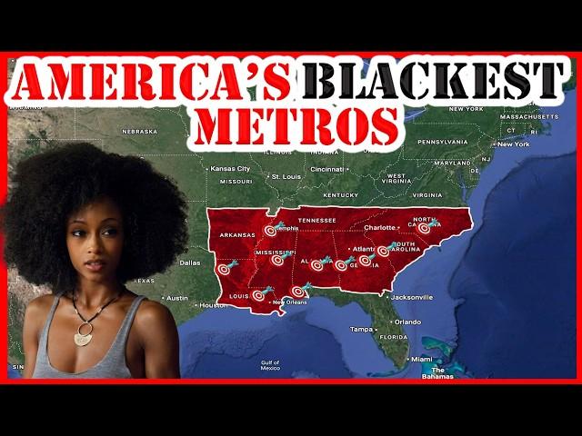 America’s REAL Top 10 BLACKEST Cities | The 10 Most Black METRO AREAS