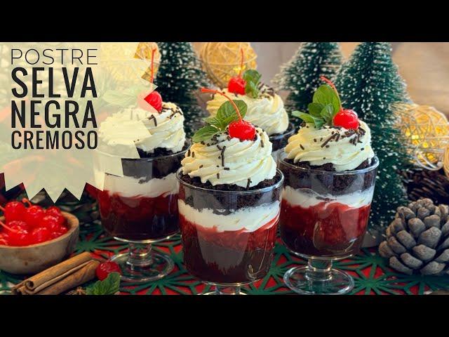 POSTRE SELVA NEGRA EN COPA