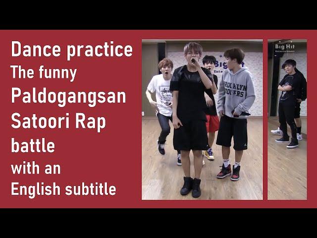 BTS - Paldogangsan Dance practice (Satoori Rap) 2013 [ENG SUB] [Full HD]