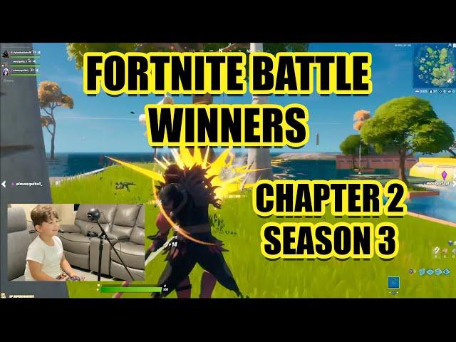 WINNING A FORTNITE BATTLE DYLAN BATISTA