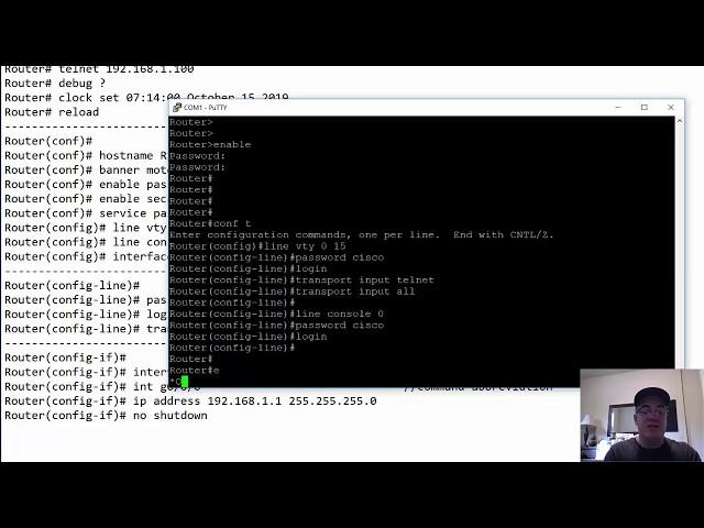 Basic Router & Switch IOS configuration commands - CCNA beginner