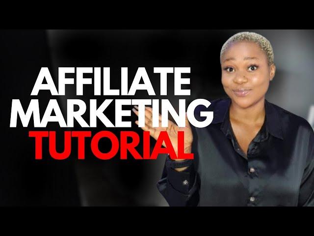 How to Start AFFILIATE MARKETING for BEGINNERS