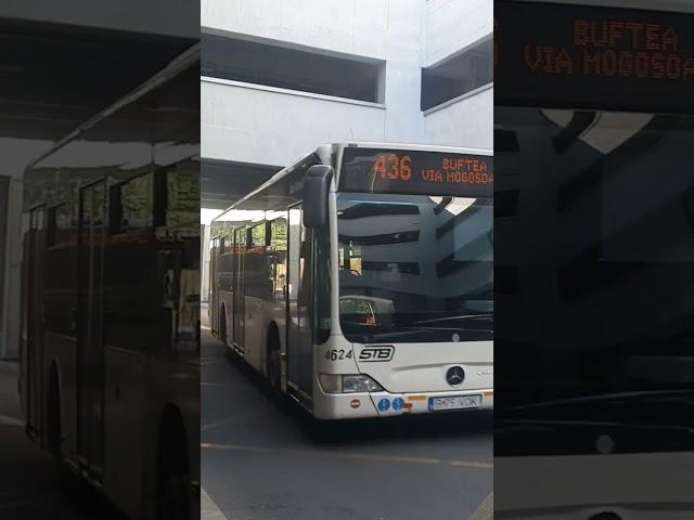 Autobuzul MBC E4 C1 0530 #4624 intrând în stația straulesti