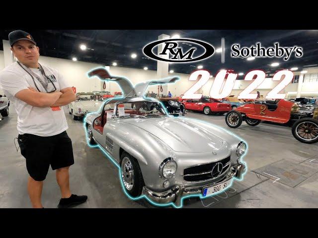 Bullet Motorsports At RM Sothebys Auction in Fort Lauderdale 2022 | VLOGS [4k]