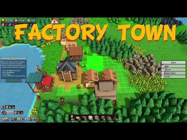   Factory town getting started - Let's Play Factory Town Ep. 01