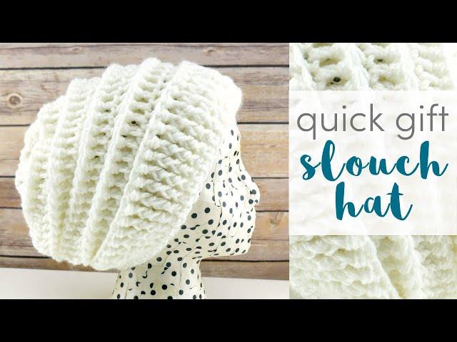 How to Crochet the Quick Gift Slouch Hat