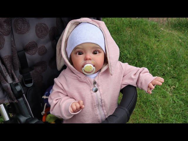 Прогулка с реборном Евой Vlog reborn doll day Evangelina