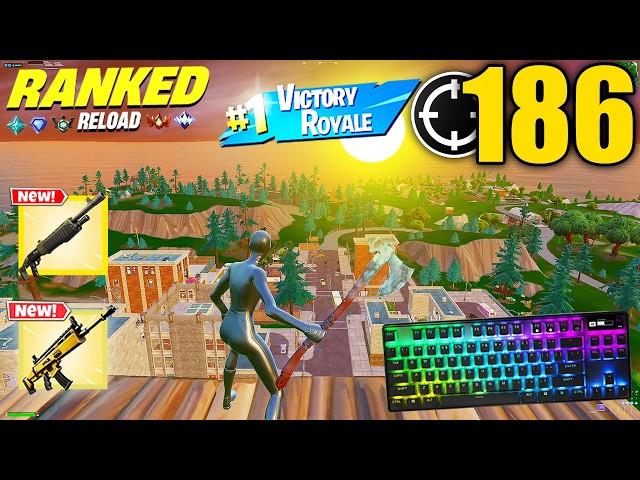 Apex Pro TKL ASMR  186 Kills Unreal Ranked Reload Satisfying Keyboard OG Fortnite Reload 540FPS 4K