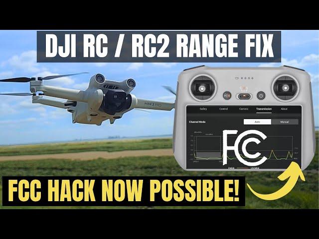 How to Unlock FCC Mode on DJI RC / RC2 / RC Pro Controller & FIX Bad Signal!