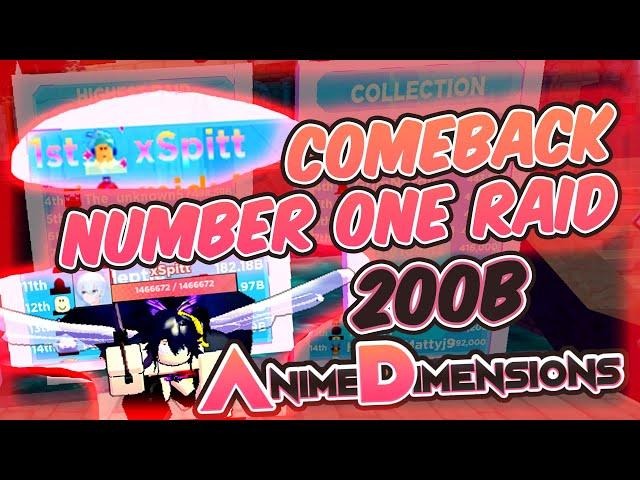 How I Got 200B+ Damage in RAID Anime Dimensions