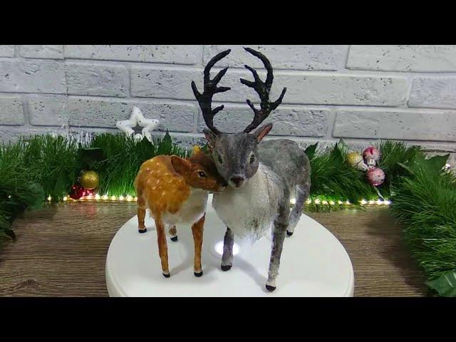 Как сделать ОЛЕНЯ. НОВОГОДНИЕ поделки своими руками. CHRISTMAS DEER. DIY.