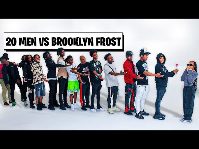 20 MEN VS 1 YOUTUBER : BROOKLYN FROST