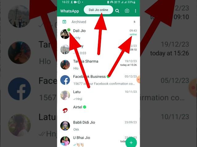 #whatsapp online notification kaise dekhe 